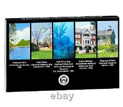 2020 America The Beautiful National Parks Quarter SILVER Proof Set with OGP