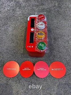 2020 Fiji $1 Coca Cola Bottle Cap Vending Machine. 999 Silver Proof 4 Coin Set