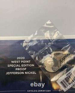 2020 Proof Set U. S Mint OGP COA with 2020-W Proof Nickel