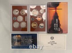 2020-S 10-coin U. S. PROOF SET with box & COA. ALSO HAS THE BONUS 2020W NICKEL