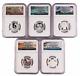 2020 S National Park Silver Quarter Set Ngc Pf70 Ultra Cameo Early Releases