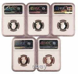 2020 S National Park Silver Quarter Set NGC PF70 Ultra Cameo Early Releases