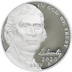 2020 S Proof Set Original Box & COA 10 Coins 99.9% Silver NO W NICKEL