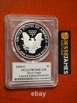 2020 S Proof Silver Eagle Pcgs Pr70 Premier Label From The Limited Edition Set