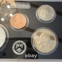 2020-S SILVER 10pc Proof Set COA US Mint Bat Quarter, Weir Farm, Vermont, KS