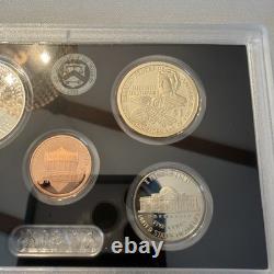 2020-S SILVER 10pc Proof Set COA US Mint Bat Quarter, Weir Farm, Vermont, KS