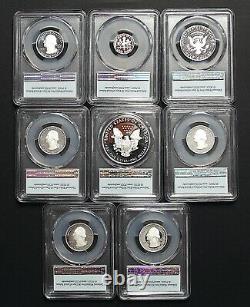 2020 S SILVER PROOF SET LIMITED EDITION First Strike PCGS PR70 8 Coins