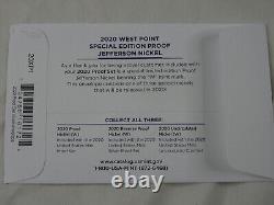 2020-S Silver Proof Set West Point W Nickel COA Box 11 Coins 90% US Mint