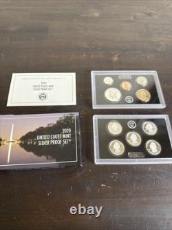 2020-S Silver Proof Set with Reverse Nickel COA Box 11 Coins 90% US Mint