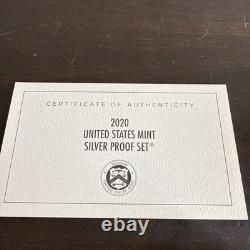 2020-S Silver Proof Set with Reverse Nickel COA Box 11 Coins 90% US Mint