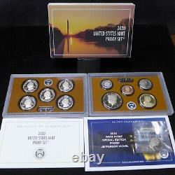 2020-S US Mint 11 Coin Clad Proof Set With 2020 Proof W Nickel