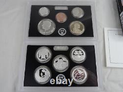 2020-S US Mint Silver Proof Set NO Nickel COA & Box 10 Coins United States