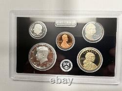 2020 S US Silver Proof Set 10 Coins + Reverse Proof Nickel withGOP & COA