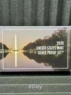 2020 Silver Proof Set NGC Gem Proof First Day Of Issue With OGP And COA