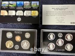 2020 Silver Proof Set U. S. Mint with First W NGC REV PF 69 First Release