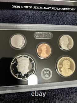 2020 Silver Proof Set U. S. Mint with First W NGC REV PF 69 First Release