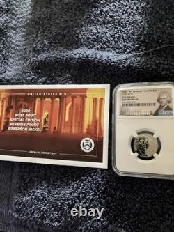 2020 Silver Proof Set U. S. Mint with First W NGC REV PF 69 First Release
