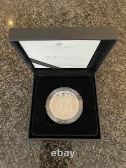 2020 Three Graces William Wyon Two Ounce Silver Proof Five Pounds Coin (2oz)