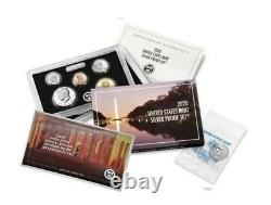 2020 U. S. MINT 10 COIN SILVER PROOF SET with 2020 W REVERSE PROOF NICKEL