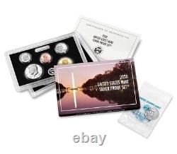 2020 U. S. MINT SILVER 10-COIN PROOF SET with Extra Rev Proof Nickel Sealed Bag