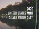 2020 U. S. Mint Silver Proof Set 11 Coin Set With W Nickel Mint Packaging & Coa