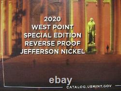 2020 U. S. Mint SILVER Proof Set 11 Coin Set With W Nickel Mint Packaging & COA