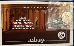2020 United States Mint Silver Proof Set SFM with COA & BONUS West Point Nickel