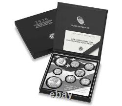 2020 Us Mint Limited Edition Silver Proof Set? 8 Coin Set? Box & Coa Sae Ogp