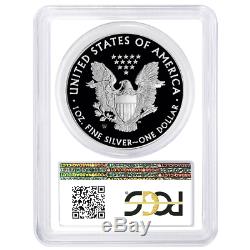 2020-W Proof $1 American Silver Eagle Congratulations Set PCGS PR70DCAM FS Flag