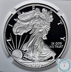 2021 1oz American Silver Eagle NGC PF70 FDI T1 & T2 Limited Edition Two-Coin Set