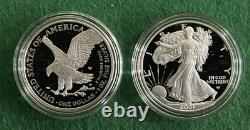 2021/2022 American Eagle PROOF (Set of 2) withCOA West Point Mint