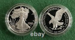 2021/2022 American Eagle PROOF (Set of 2) withCOA West Point Mint
