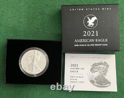 2021/2022 American Eagle PROOF (Set of 2) withCOA West Point Mint