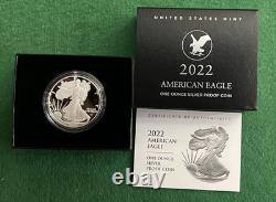 2021/2022 American Eagle PROOF (Set of 2) withCOA West Point Mint