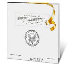 2021 CONGRATULATIONS SET with 2021 W PROOF SILVER EAGLE, 35th ANNIVERSARY, T-1