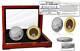 2021 Field Of Dreamsyankees Vs White Sox Silver & Brozen Coin Withdirt, Wood Case