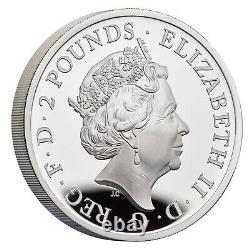 2021 Great Britain Britannia Proof & Reverse 2-Coin x 1 oz Silver Set 500 Made