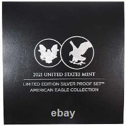 2021 Limited Edition American Eagle Silver Proof Set OGP SKUCPC2162