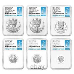 2021 Limited Edition Proof American Eagle Collection 6pc Set NGC PF70UC FDI Firs
