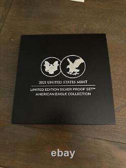 2021 Limited Edition SILVER PROOF SET AMERICAN EAGLE Collection BRAND NEW