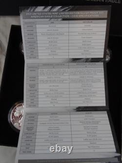 2021 Limited Edition Silver Proof Set US Mint 6 Coins OGP American Silver Eagle