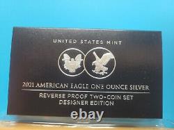 2021 NGC PF69 American Eagle Silver Reverse Proof Designer Set! %