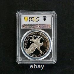 2021 S $1 Proof American Silver Eagle PCGS PR70 DCAM Type 2 Includes Box