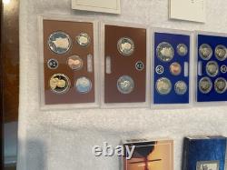 2021-S, 2022-S, 2023-S, 2024-S 24RG US Mint Clad Proof Sets Set of 4 WithCOA Low $