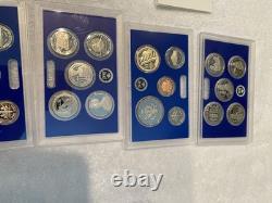 2021-S, 2022-S, 2023-S, 2024-S 24RG US Mint Clad Proof Sets Set of 4 WithCOA Low $