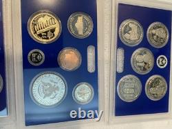 2021-S, 2022-S, 2023-S, 2024-S 24RG US Mint Clad Proof Sets Set of 4 WithCOA Low $