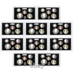 2021 S Partial Proof Set 10 Pack Kennedy Dime 99.9% Silver Nickel Cent Dollar