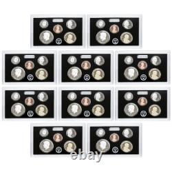 2021 S Partial Proof Set 10 Pack Kennedy Dime 99.9% Silver Nickel Cent Dollar