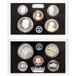 2021 S Proof Set 10 Pack 99.9% Silver Original Boxes & COA's US Mint 70 Coin Lot