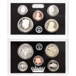 2021 S Proof Set Original Box & COA 7 Coins 99.9% Silver